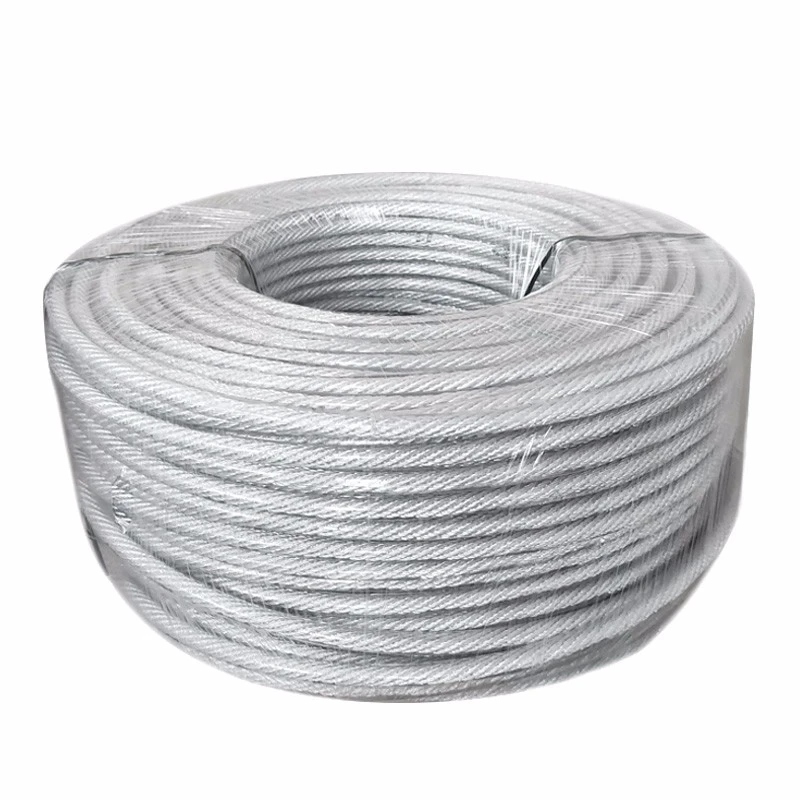 پائيدار PVC Coated اسٽيل وائر رسي